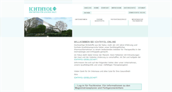 Desktop Screenshot of ichthyol.de
