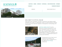 Tablet Screenshot of ichthyol.com